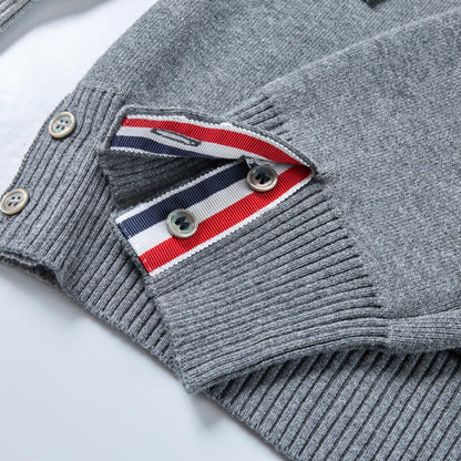 2025SS  Left and right colorblock hoodie THOM TREND