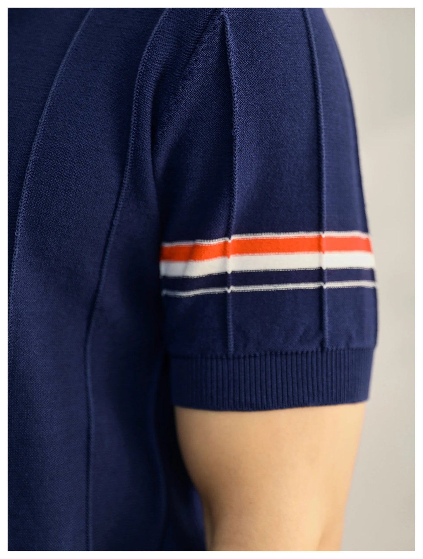 2025SS Knitted POLO shirt THOM TREND