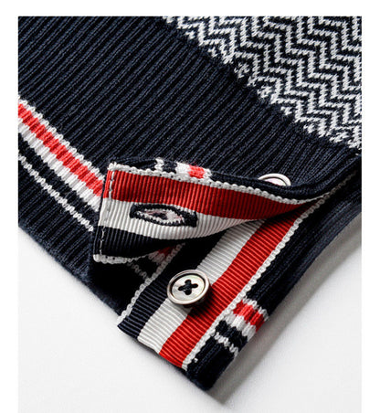 2025SS herringbone pattern T-shirt THOM TREND