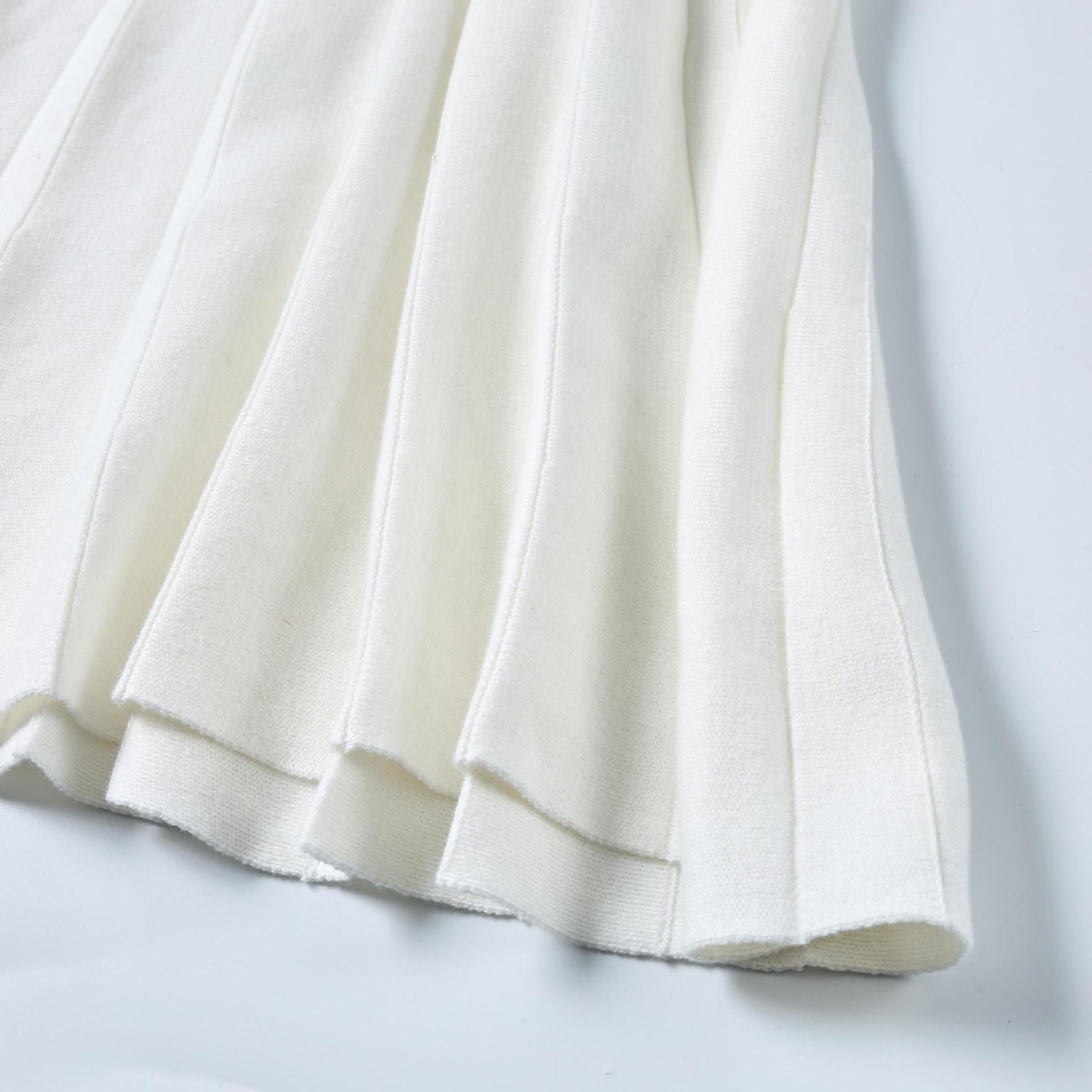 Little Doll Collar Knitted Dress THOM TREND