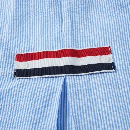 Blue Striped Shirt Dress（复制） THOM TREND