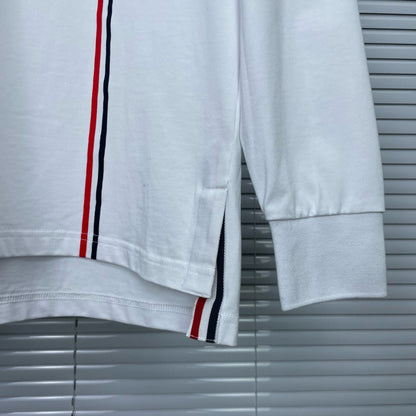 2025SS  vertical striped long-sleeved T-shirt THOM TREND