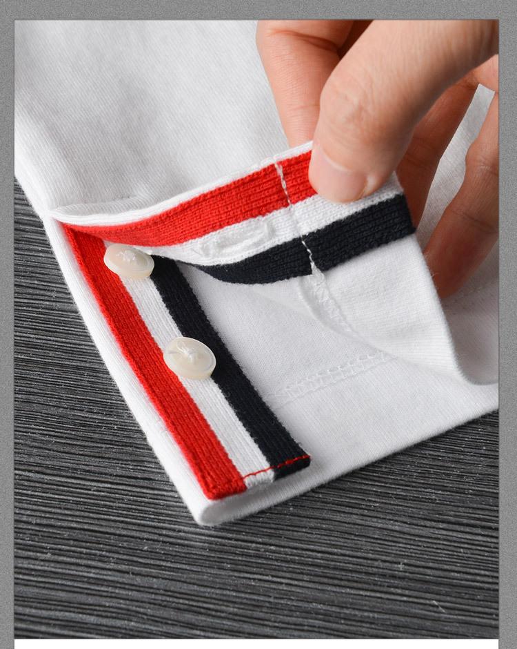 Men's long sleeve lapel T-shirt（副本） THOM TREND