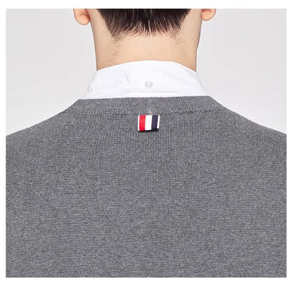 2025 round neck pullover sweater THOM TREND