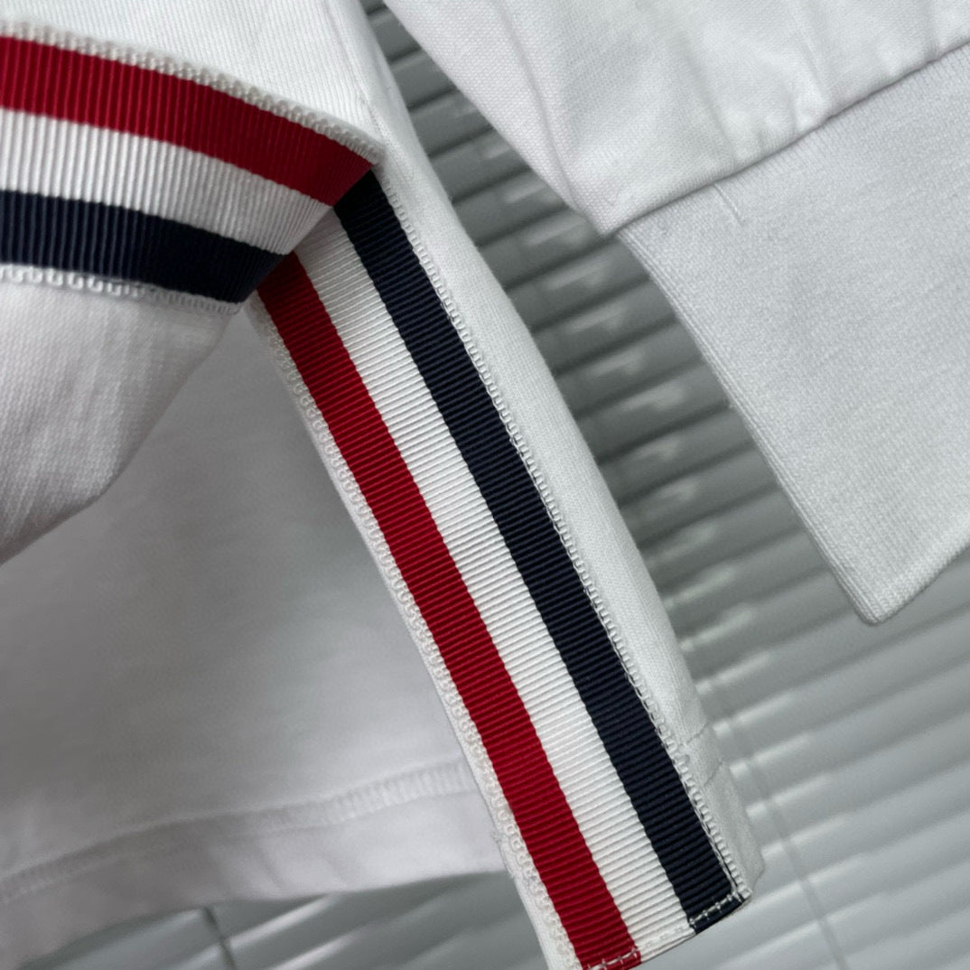 2025SS  vertical striped long-sleeved T-shirt THOM TREND