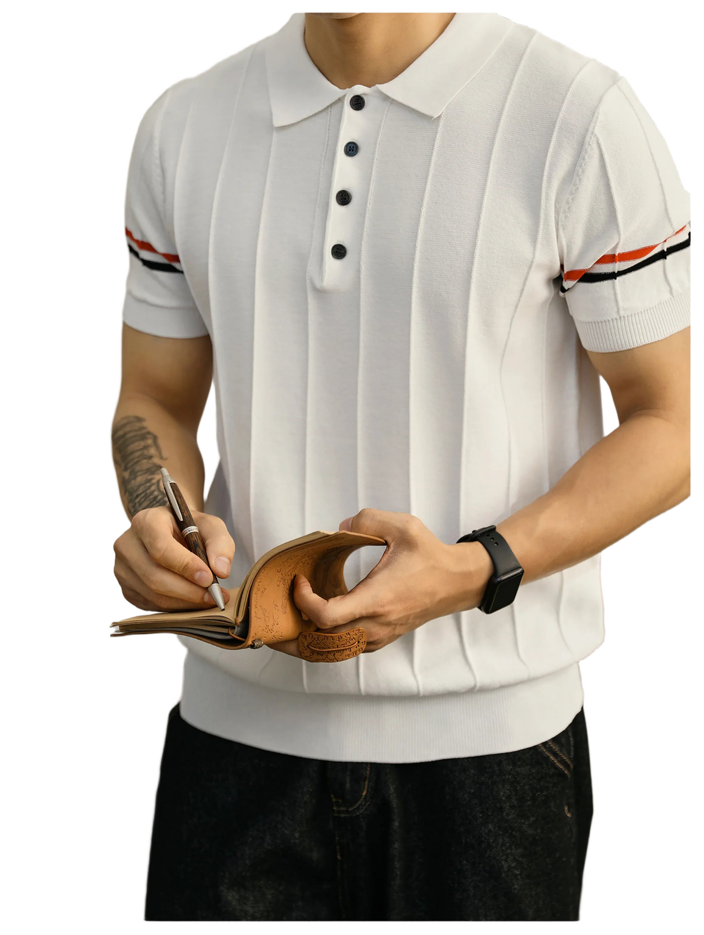2025SS Knitted POLO shirt THOM TREND