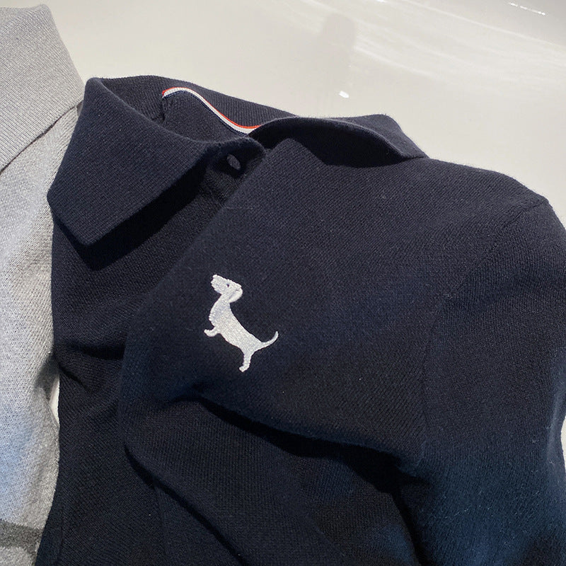 POLO collar short-sleeved T-shirt THOM TREND