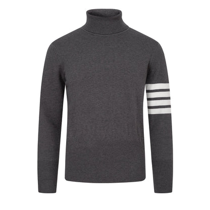 4 Bars Turtleneck Sweater THOM TREND
