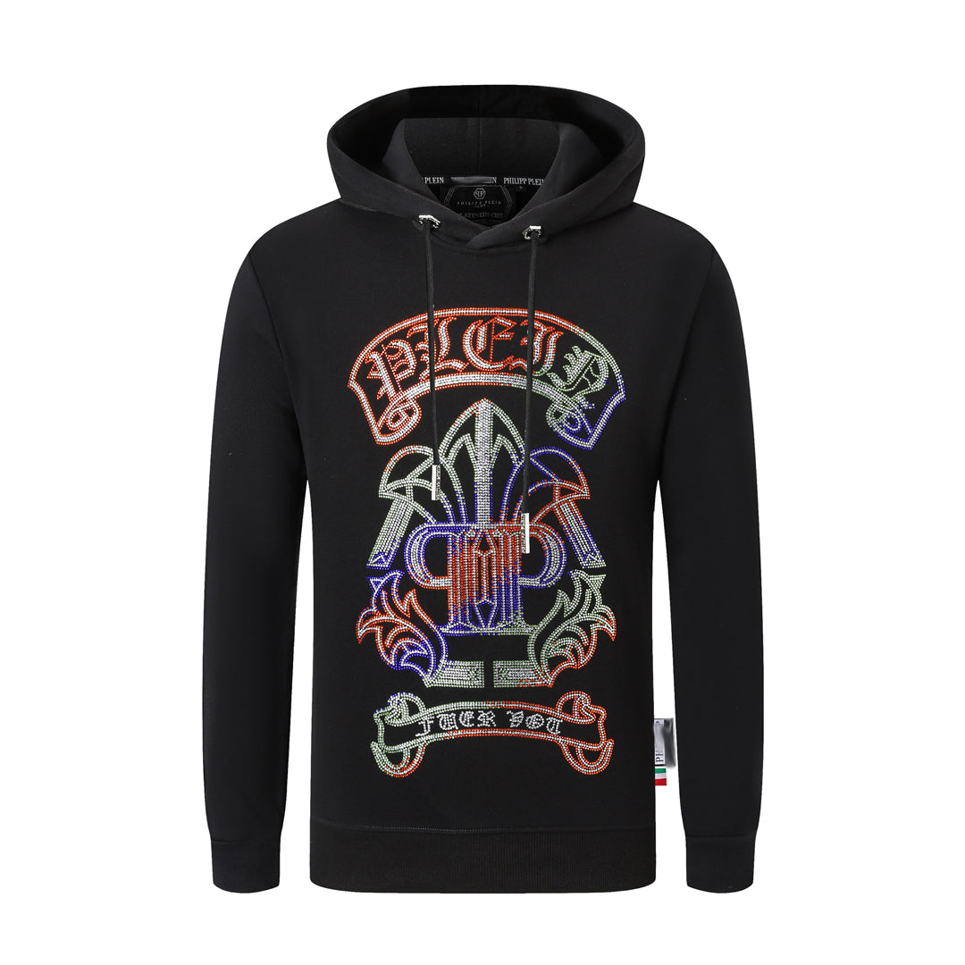 New-2025SS Unisex Black Hoodie