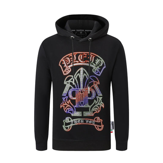 New-2025SS Unisex Black Hoodie