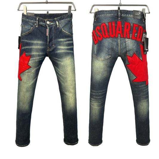 New-DSQ2 Blue Ripped Jeans