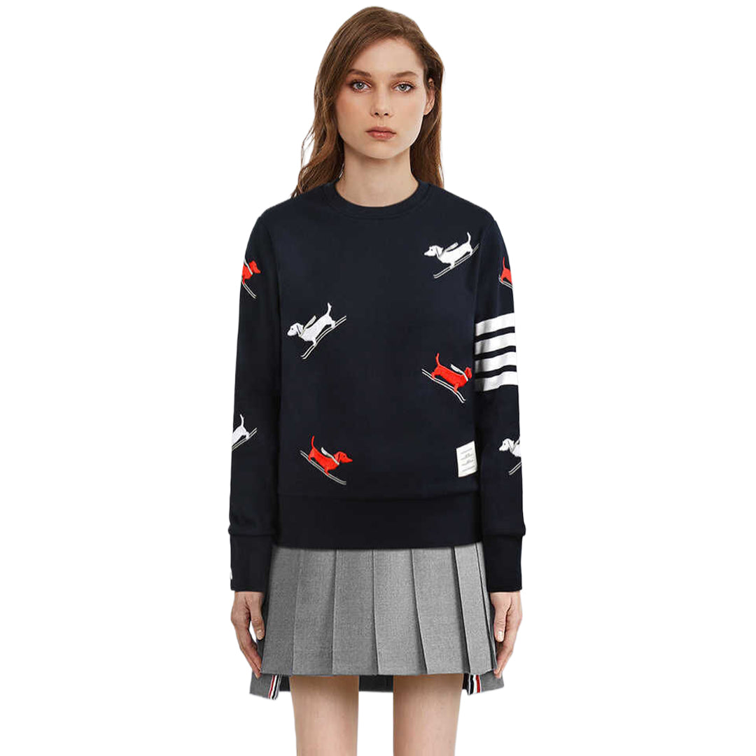 Puppy embroidery Hoodie THOM TREND