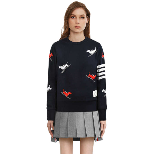 Puppy embroidery Hoodie THOM TREND