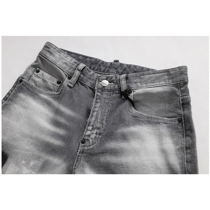 New-DSQ2 Washed furious gray Jeans