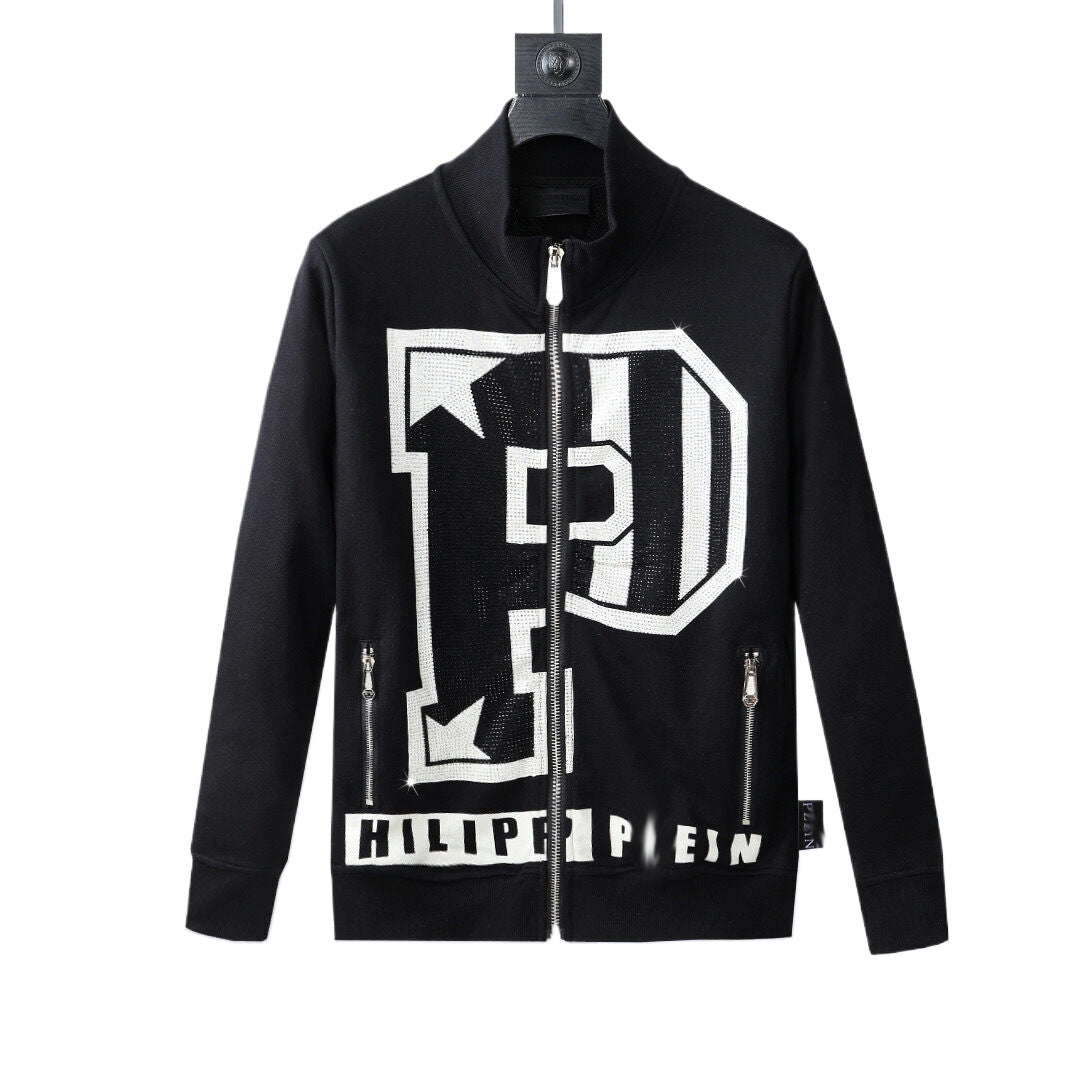 2025SS Embroidery Black Hoodie