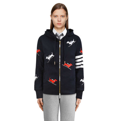 Puppy embroidery Hoodie THOM TREND