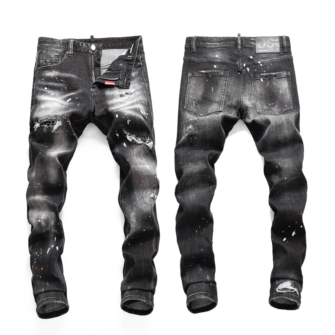 New-DSQ2 2025ss Black Jeans