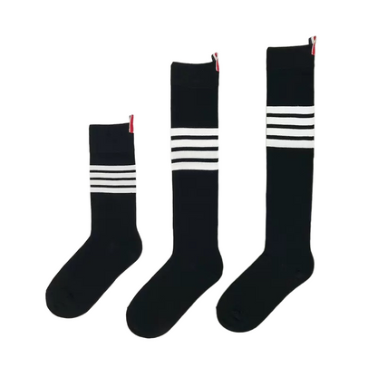 Classic 4-bar cotton socks THOM TREND