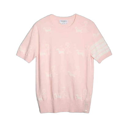 2025SS  Knitted T-shirt THOM TREND