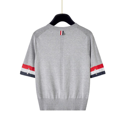 Women's Double Sleeve Label Shirt（复制） THOM TREND