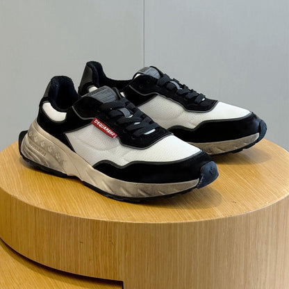 DSQ2 2026 Men's shoe Leather sneakers