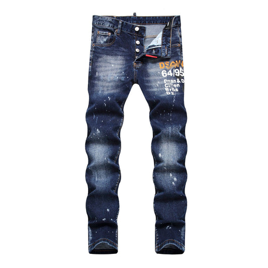 New-DSQ2 2024ss Printed Jeans