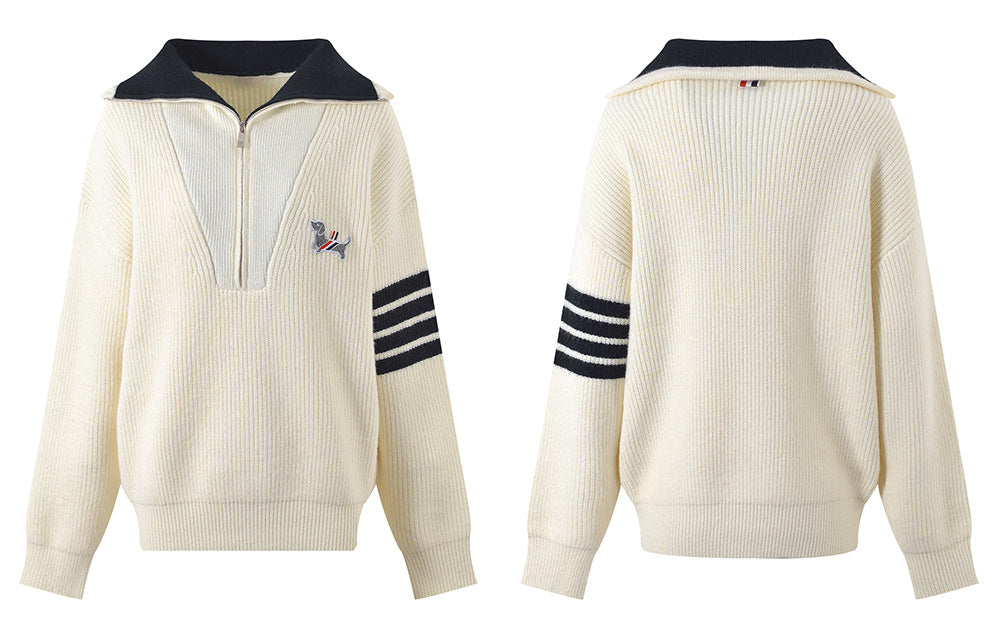 Puppy Collar Shawl Sweater