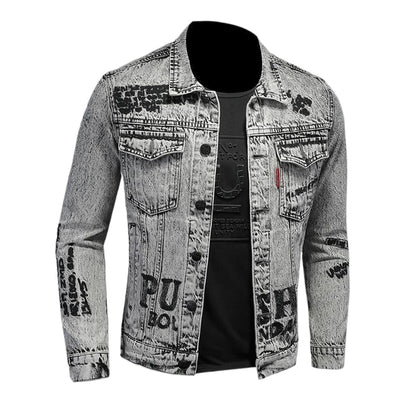 New-DSQ2 Distressed Denim Jacket