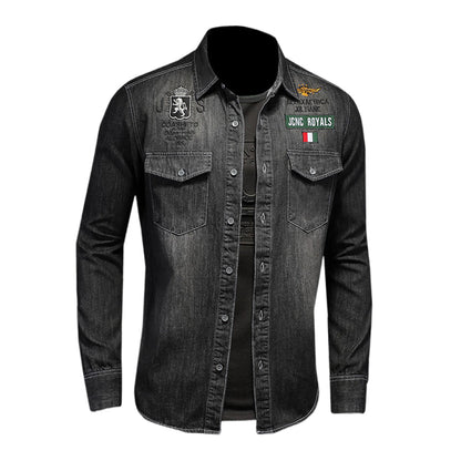 New-DSQ2 Black Denim Jacket