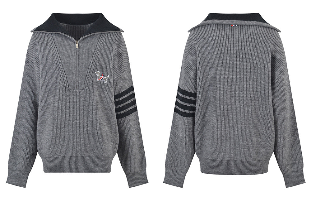 Puppy Collar Shawl Sweater