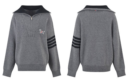 Puppy Collar Shawl Sweater