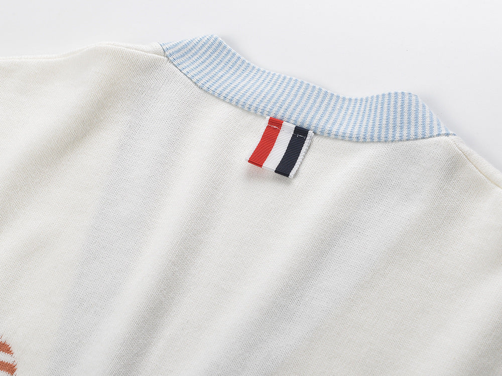 Mid-length V cardigan