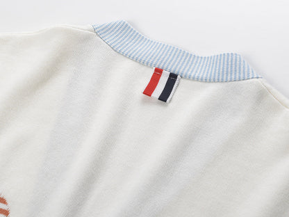 Mid-length V cardigan