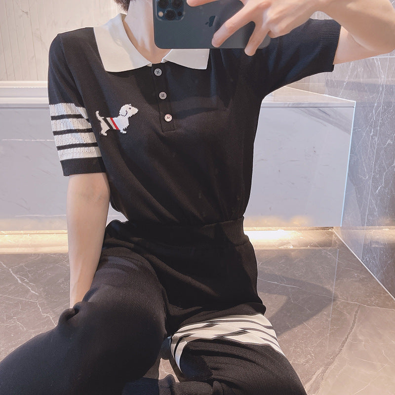 Women's Polo Neck Suit