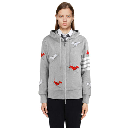 Puppy embroidery Hoodie THOM TREND