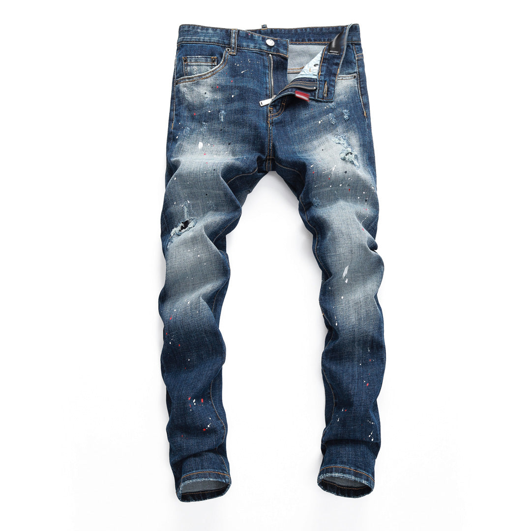 New-DSQ2 2025ss Ripped Jeans