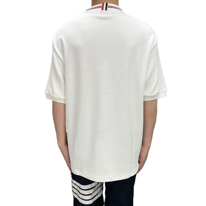 Men's lapel short sleeve THOM TREND