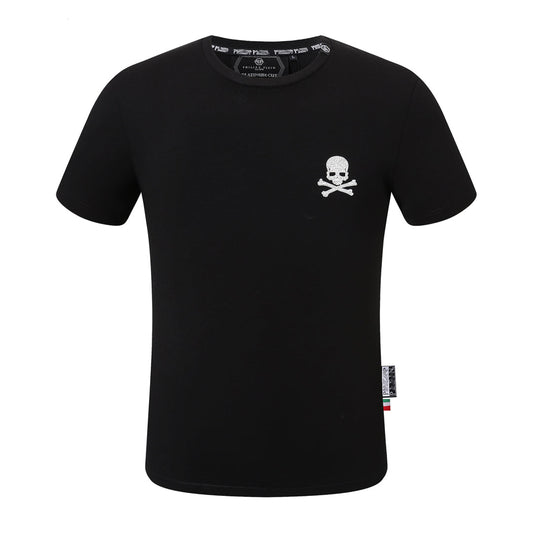 SOLO-Hot stamping Skull T-shirt