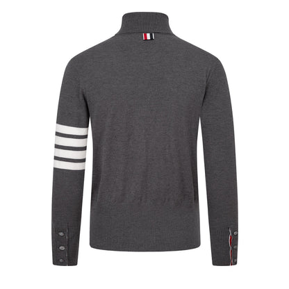 4 Bars Turtleneck Sweater THOM TREND