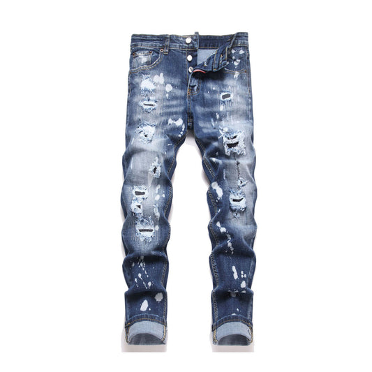 New-DSQ2 hot diamond embroidery Jeans
