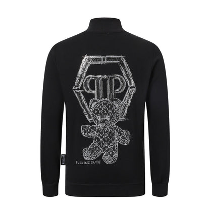 New-2025 Sports Black Hoodie