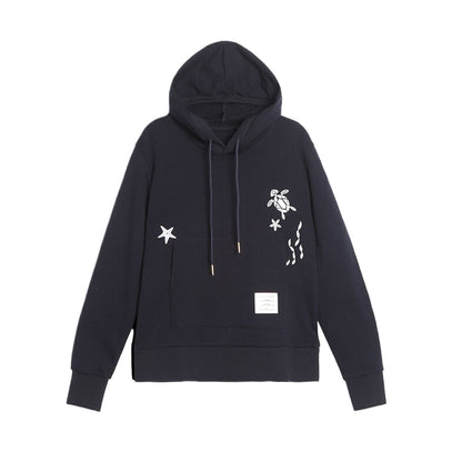 Animal embroidery Hoodie THOM TREND