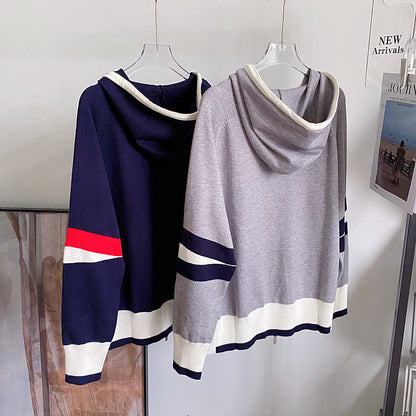 THOM Colorblock hooded knit THOM TREND