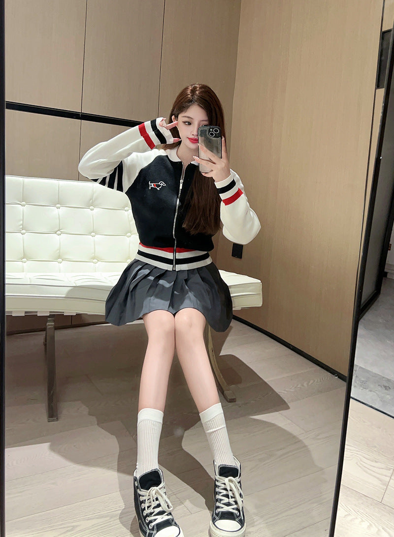 Sweatshirt baseball jacket