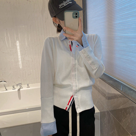 Women's polo neck short sleeve（副本） THOM TREND