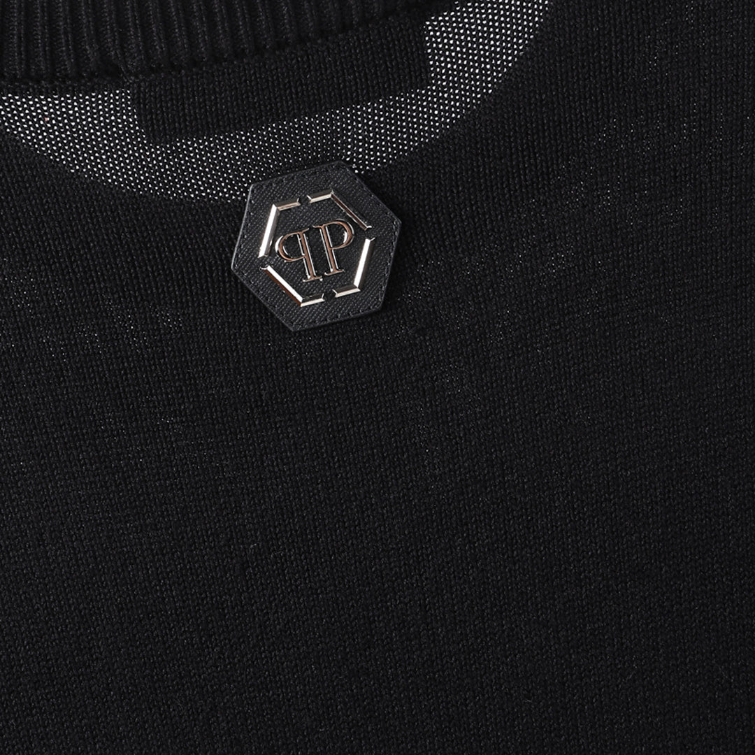 PIein Black Fleece Sweatshirt