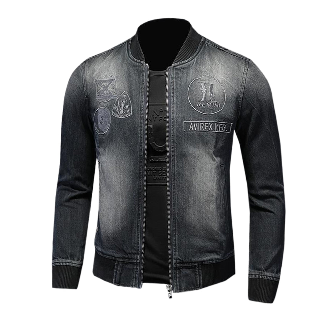 New-DSQ2 Distressed Denim Jacket