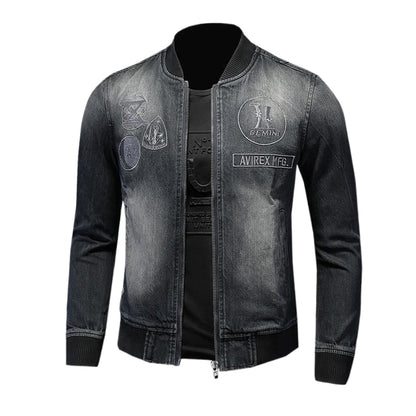 New-DSQ2 Distressed Denim Jacket
