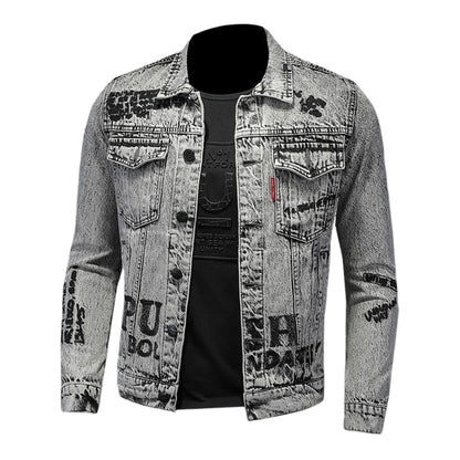 New-DSQ2 Distressed Denim Jacket