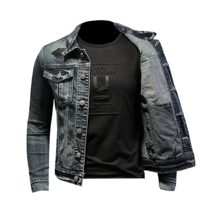 New-DSQ2 2025ss Distressed Denim Jacket